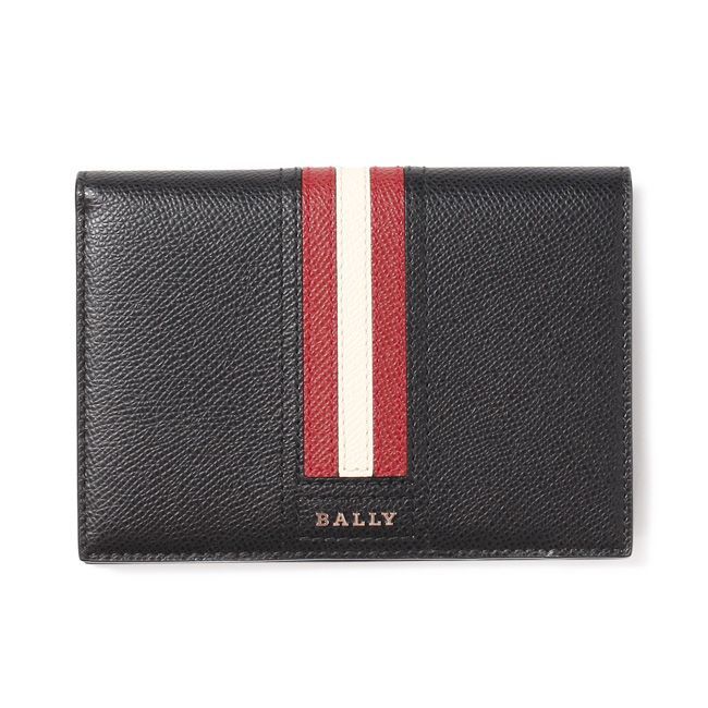 新品未使用】 BALLY バリー メンズ 財布 ブラック ロゴ 折りたたみ財布