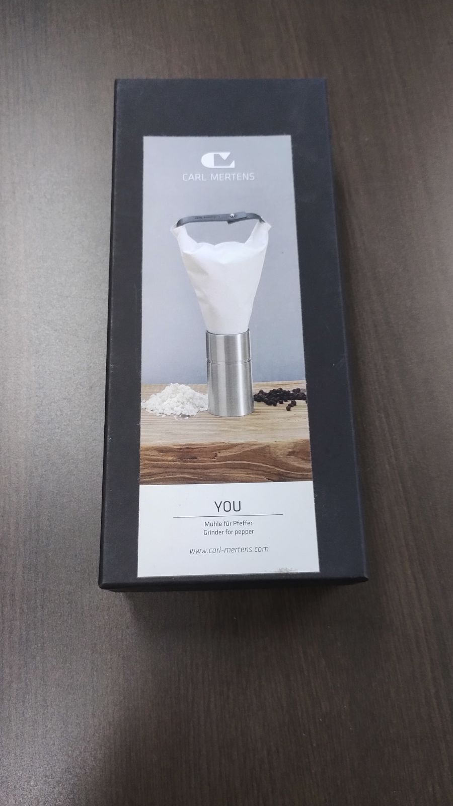 CARL MERTENS 5426 1061 YOU ペッパーミル 黒 ドイツ