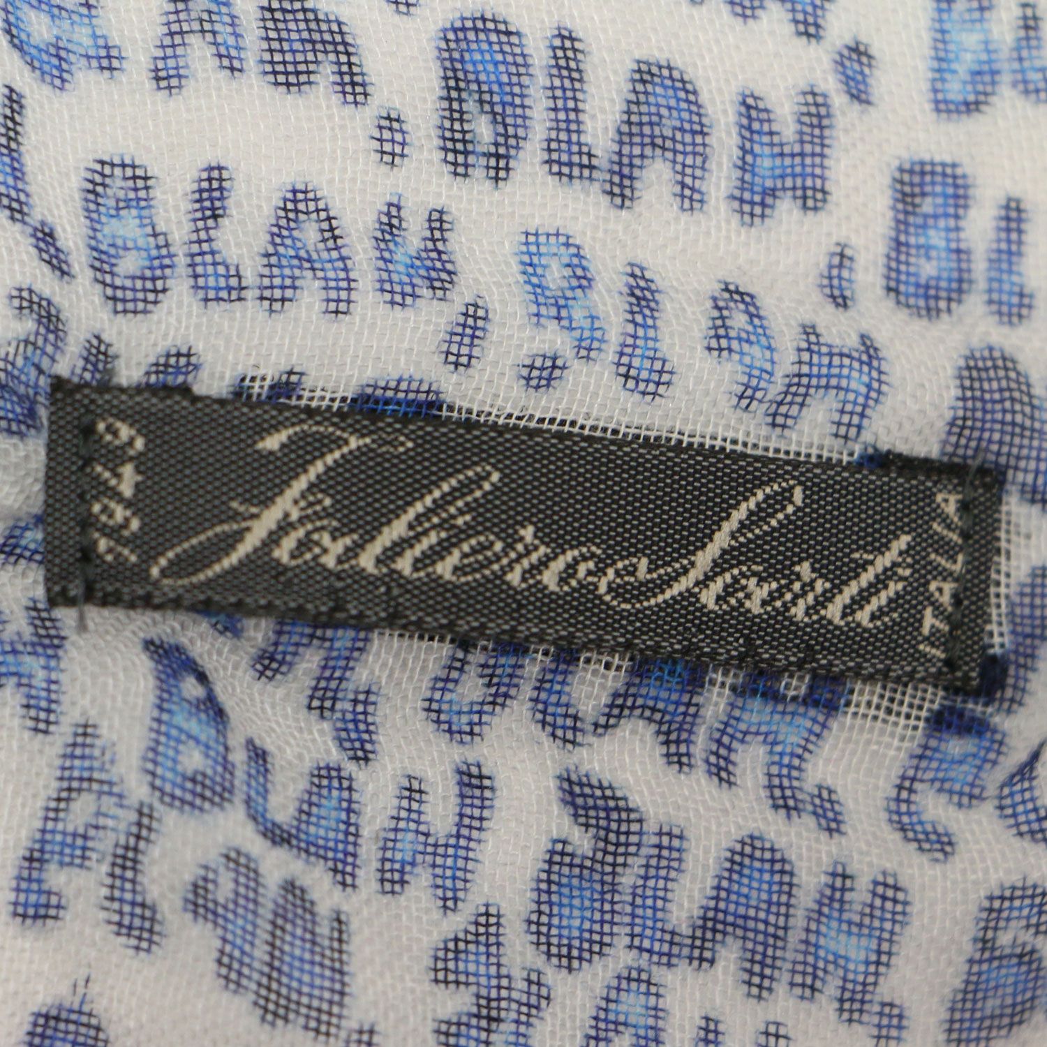 Faliero Sarti ファリエロサルティ メッセージ プリント モダール  