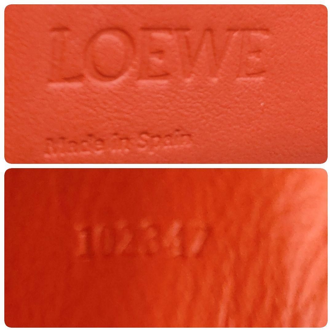 ロエベ 三つ折り財布 スモールバーティカルウォレット アナグラム