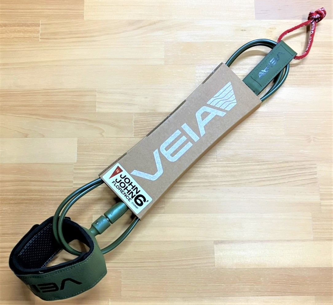 VEIA JJF PRO 6' COMP リーシュコード ヴェイア 深緑 グリーン GREEN