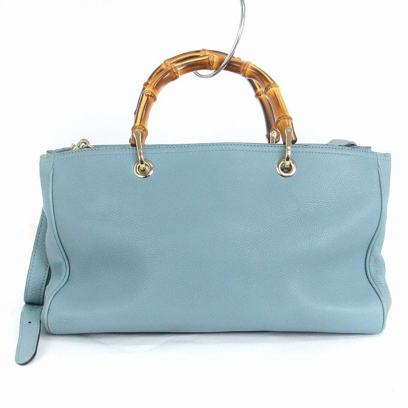 グッチ GUCCI 50周年限定 バンブー ショルダーバッグ ハンド 2WAY 斜め 