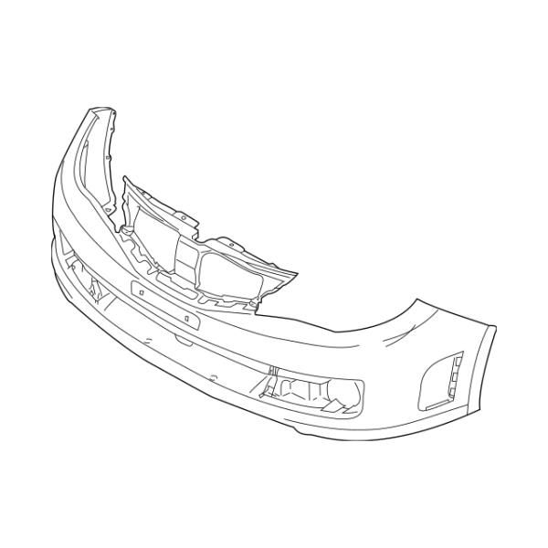 ☆スバル純正新品☆インプレッサ WRX STI GRB GVB スペックC 後期 09/07〜12/06 フロントバンパー 無塗装 HW無し -  メルカリ