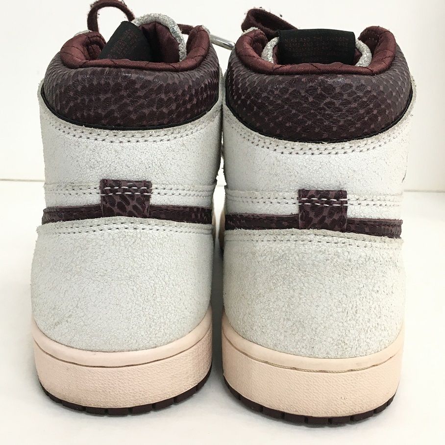 A Ma Maniere × NIKE AIR JORDAN 1 RETRO HIGH OG Sail and Burgundy 