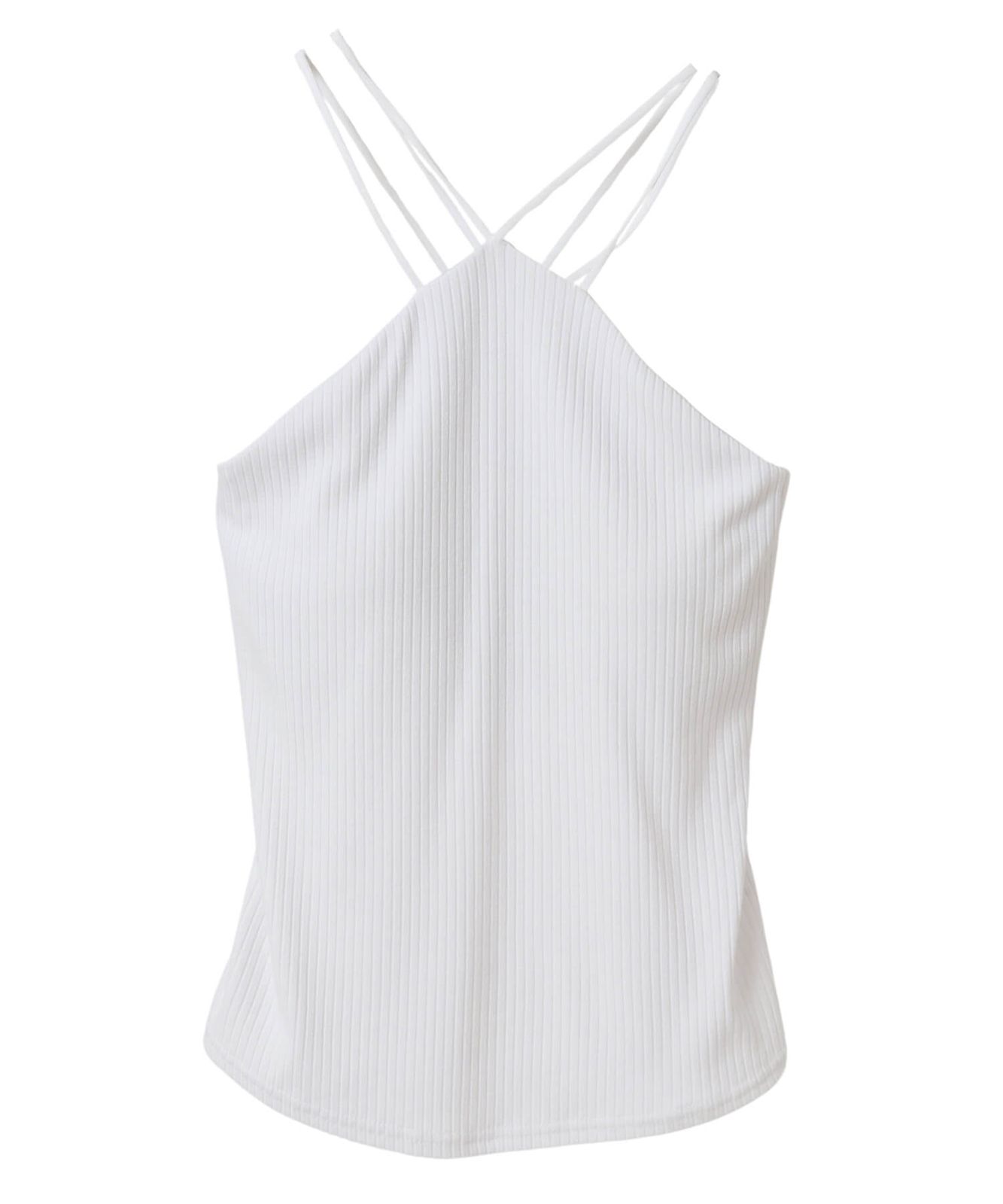 リブクロスキャミソール