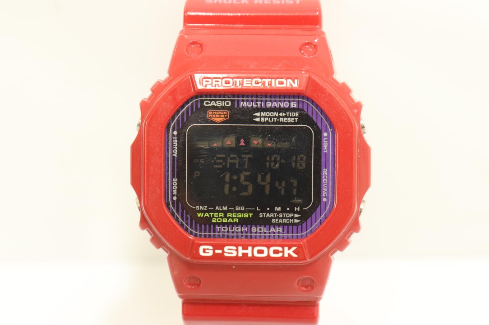 CASIO メンズ腕時計 -- G-SHOCK CASIO -- 赤 レッド GWX-5600C
