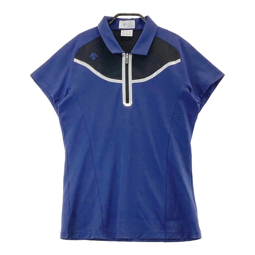 サイズ：O DESCENTE GOLF デサントゴルフ ハーフジップ 半袖
