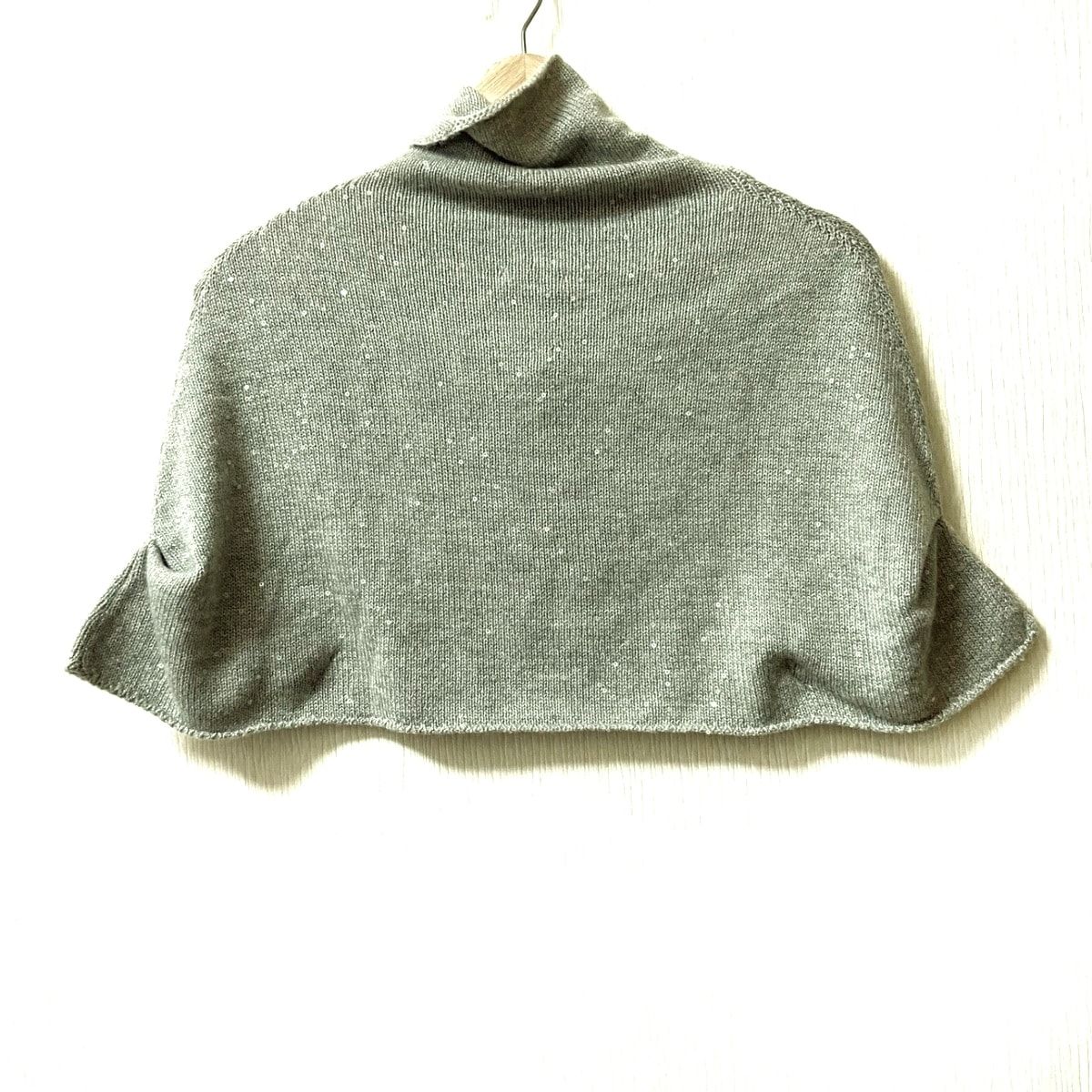 高級✨ブルネロクチネリ ポンチョ カシミヤ ラップケープ ストール