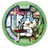 【中古】 「未使用品」「妖怪メダル」 （限定） コマさん/Zホロ緑 妖怪ウォッチ 中古】「未使用品」【妖怪メダル】限定)コマさん(ゲラポスティニ付属