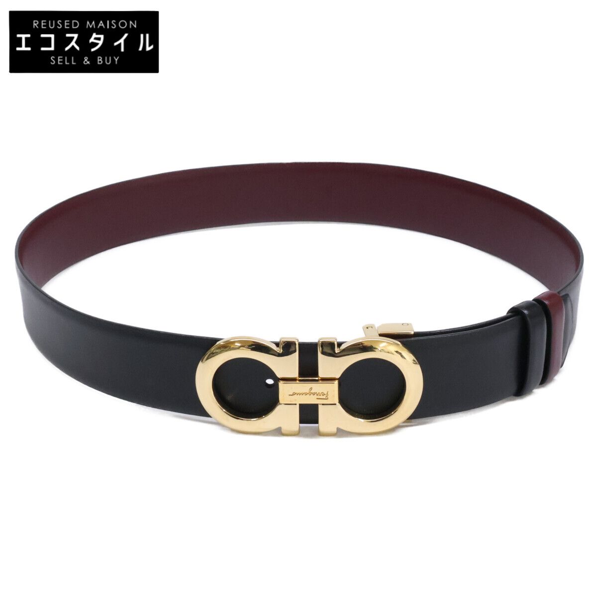 Salvatore Ferragamo サルヴァトーレフェラガモ ガンチーニバックル レザー