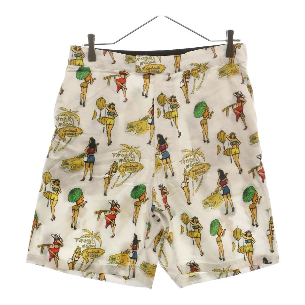 WTAPS (ダブルタップス) 20SS DUTY SHORTS 02 SHORT COTTON SATIN TEXTLE ハーフパンツ ショーツ ショートパンツ 201TQDT-PTM04 ホワイト