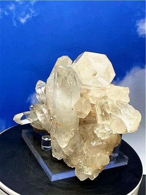 ◇超強いパワーヒマラヤ産天然水晶クラスターB86B6/192B86C 最高