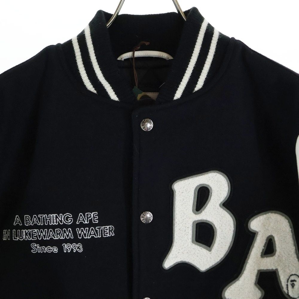 A BATHING APE (アベイシングエイプ) 25AW RELAXED VARSITY JACKET