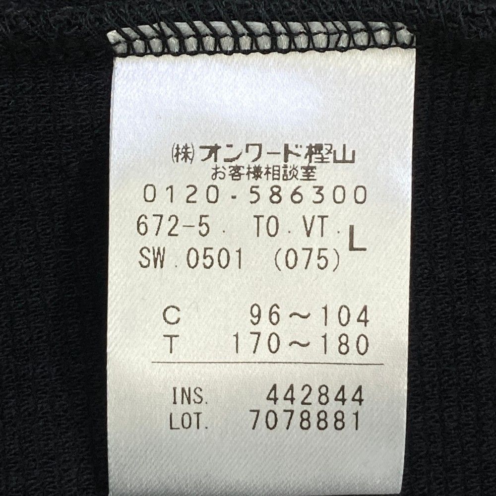 サイズ：L 23区GOLF ニジュウサンクゴルフ モックネック ニット