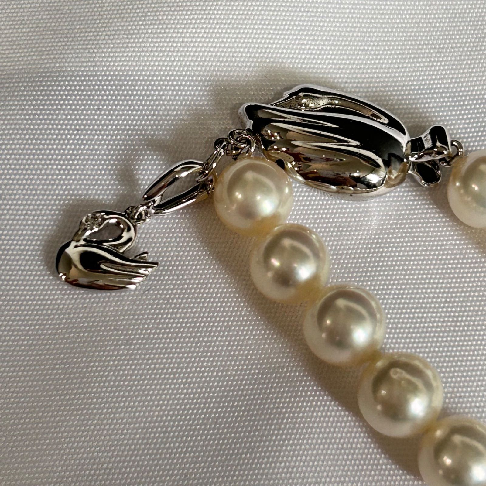 TASAKI タサキ パール ネックレス イヤリングセット 7.5㎜ K14WG TASAKI タサキ パール ネックレス イヤリングセット 7.5㎜ K14WG 楽天