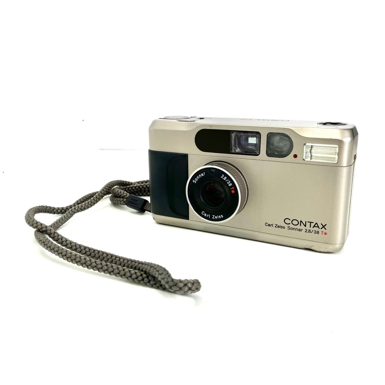 10914】 CONTAX T2 チタンシルバー ジャンク 部品取り - メルカリ