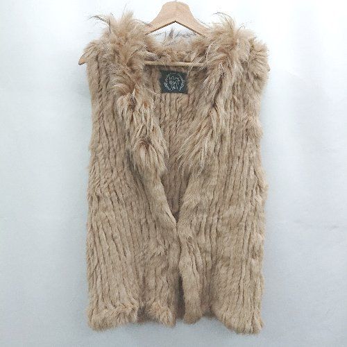 ブラウンフォックスファー ノースリーブベスト Theory luxe ファー付き