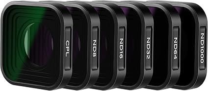 【在庫処分】NEEWER NDフィルターセット コンパチブルGoPro Hero 9 Hero 10 Hero 13 Black 6パック (CPL/ND8/ND16/ND32/ND64/ND1000) アクションカメラアクセサリー 減光偏光レンズフィ