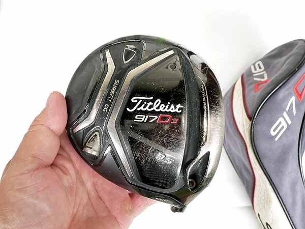 ヘッドのみ】 タイトリスト 917D3 ドライバー 9.5度 純正カバー