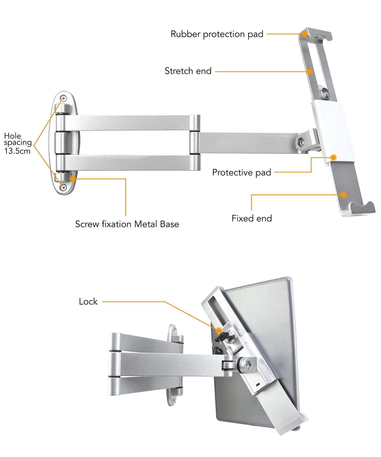WeSTRUGGLEタブレット壁掛け式スタンド