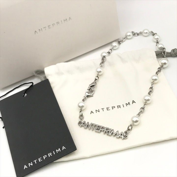 ANTEPRIMA アンテプリマ パール ネックレス ブレスレット セット 美品 新品未使用 ANTEPRIMA アンテプリマ ロゴ フェイクパール
