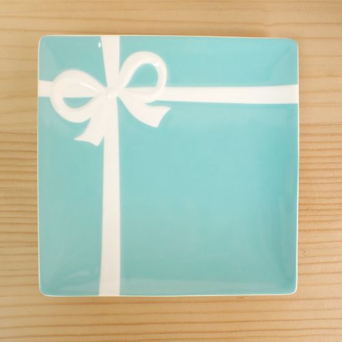 Tiffany &amp; Co. - Tiffany ブルーボックス スクエアプレート 2枚 TIFFANY&Co. ブルーボックス スクエアプレート 2枚セット 新品