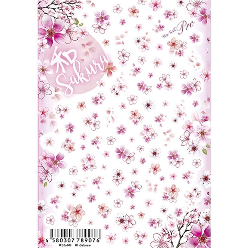 写ネイル ネイルシール Sha-NailPro 和 -Sakura- WSA-001