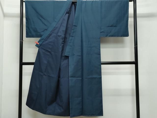 平和屋着物●男性 紬 アンサンブル 褐返色 正絹 ♥ CAAY2802vf