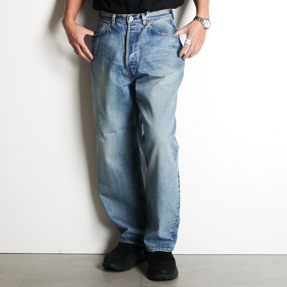 marka/マーカ】COCOON FIT JEANS - USED WASHED / オーガニック