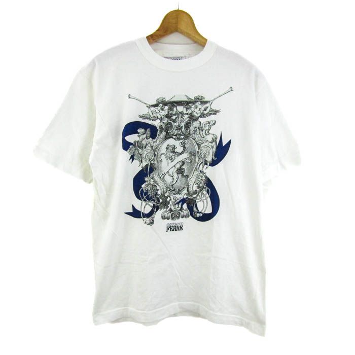 ジャンフランコフェレ 半袖Tシャツ プリントT トップス メンズ