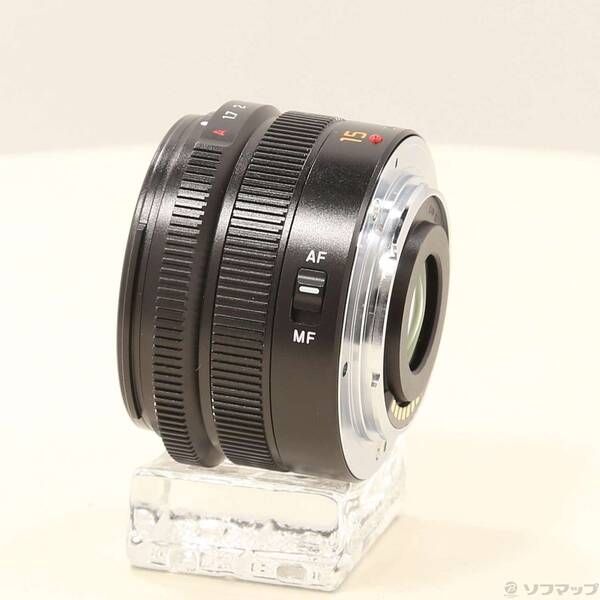 LEICA DG SUMMILUX 15mmF1.7 Asph.中古品 LEICA DG SUMMILUX 15mm/F1.7 ASPH. H-X015-K [ブラック] 中古