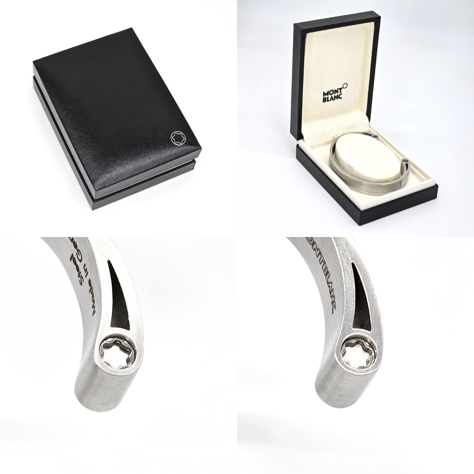 MONTBLANC モンブラン バングル スティール モンブラン 手首周り