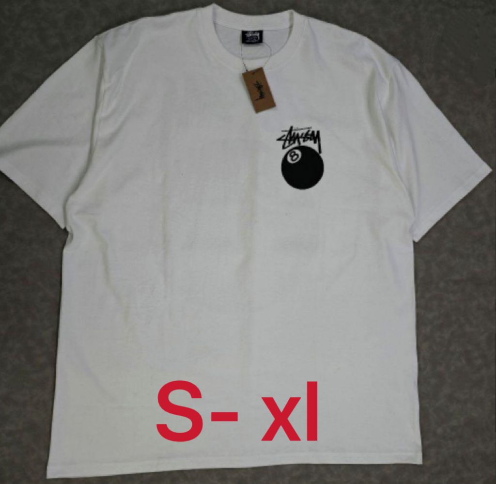 【祝開店！大放出セール開催中】 STUSSYステューシー8ボールTシャツホワイト （S--XL） - メルカリ トップス