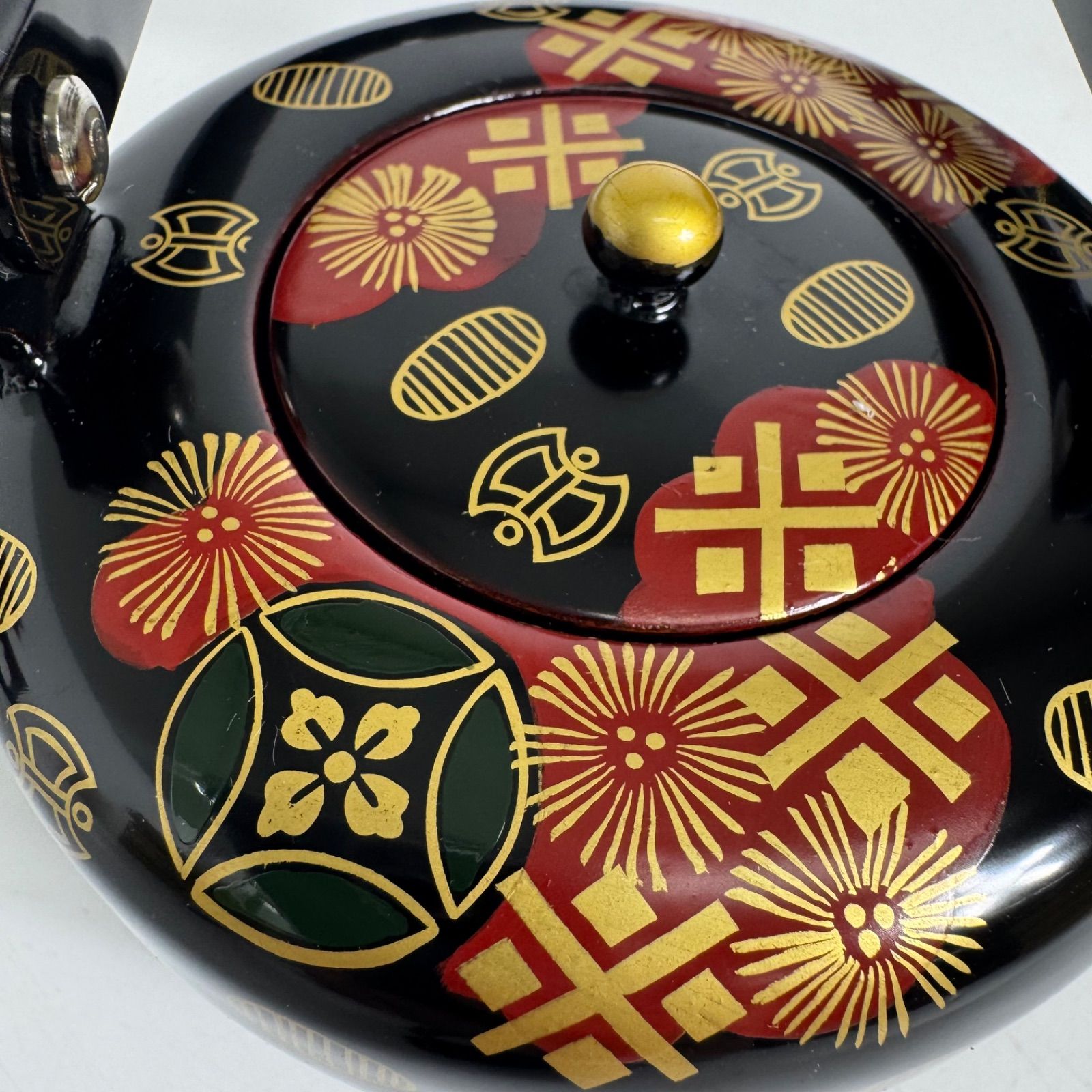 会津塗 黒塗 絵島型 コレクション 四ツ揃 婚礼用 漆器セット 木箱入