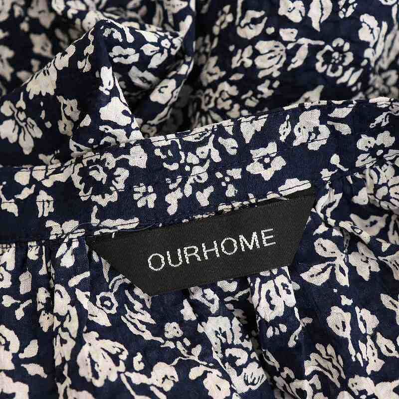 新品未使用　ourhome 綿100％アイロンいらずのサマーブラウス 綿100％アイロンいらずのサマーブラウス – OURHOME