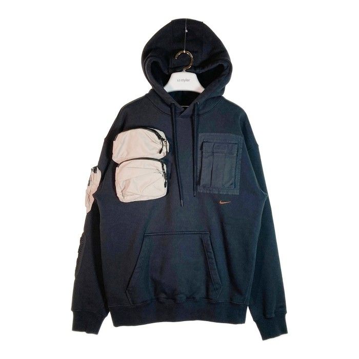 ☆NIKE×TRAVIS SCOTT ナイキ×トラヴィススコット 20SS UTILITY PO HOODIE フーディーパーカー ブラック  sizeM - メルカリ