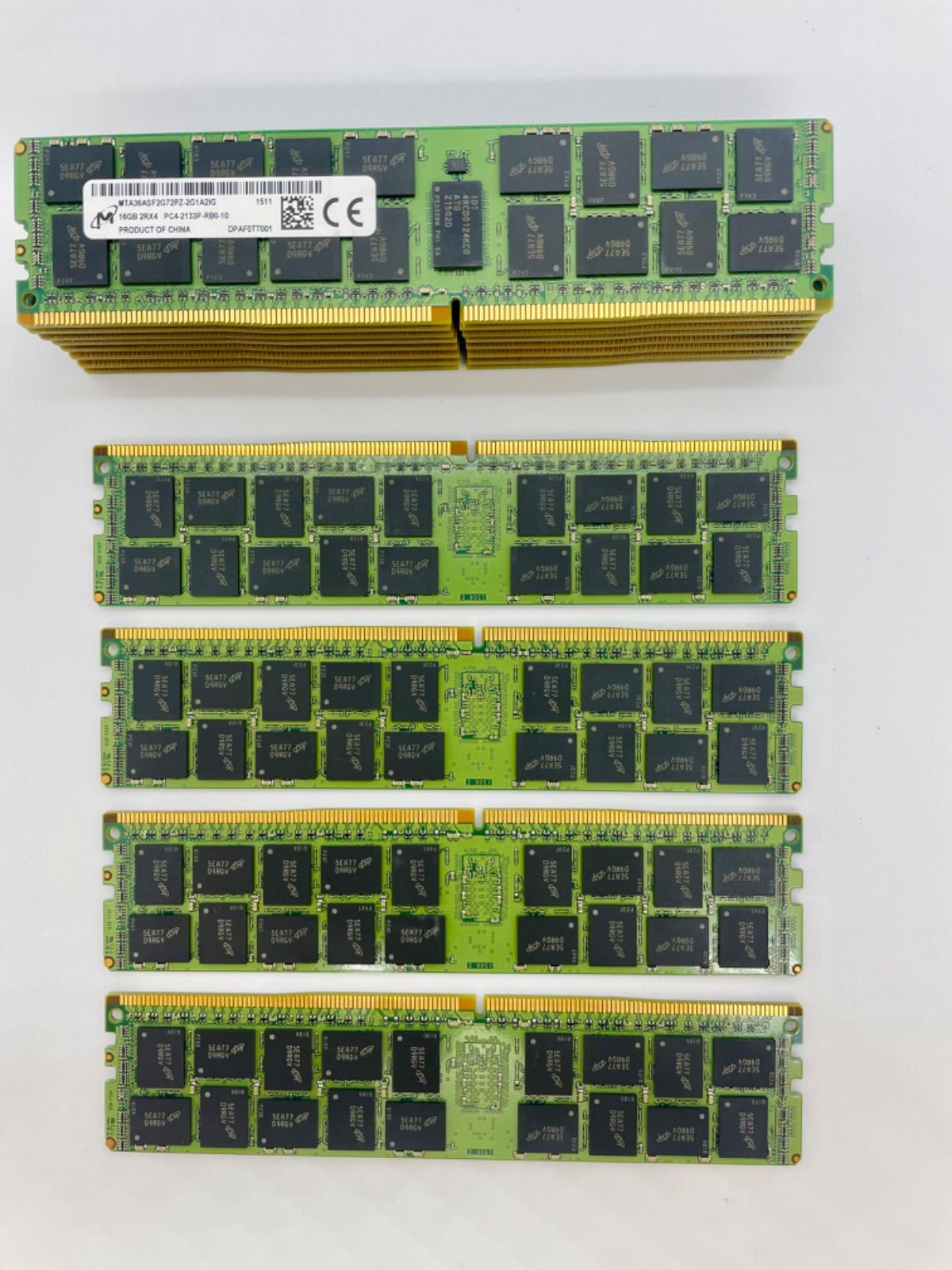 MICRON 16GB 2RX4 PC4-2133P-RB0-10 サーバー用メモリ 4枚セット