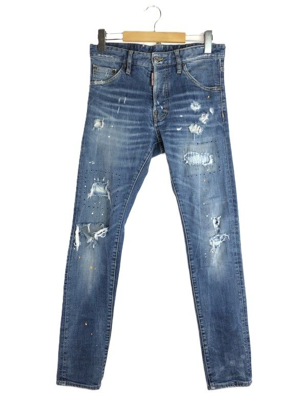 品 DSQUARED2 ディースクエアード KRUSH DAMAGE PROCESSING SKINNY DENIM PANTS S71LB0121 S30144 ダメージ加工スキニーデニムパンツ 151-251025-rt-11-tag