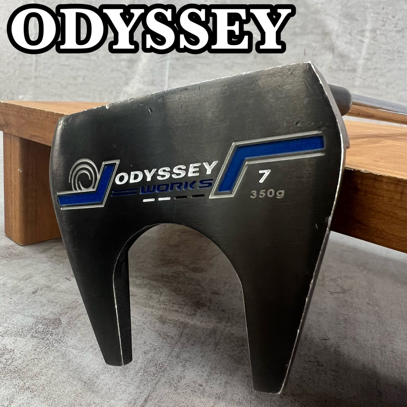オデッセイ　ワークス　7　メンズゴルフパター　スチール　右利き用　PT　ネオマレット型　34インチ　ODYSSEY　WORKS オデッセイ ワークス 7 メンズゴルフパター スチール 右利き用