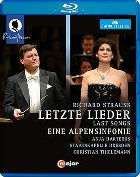リヒャルト・シュトラウス 4つの最後の歌 アルプス交響曲 アニヤ・ハルテロスソプラノ シュターツカペレ・ドレスデン演奏 クリスティアン・ティ