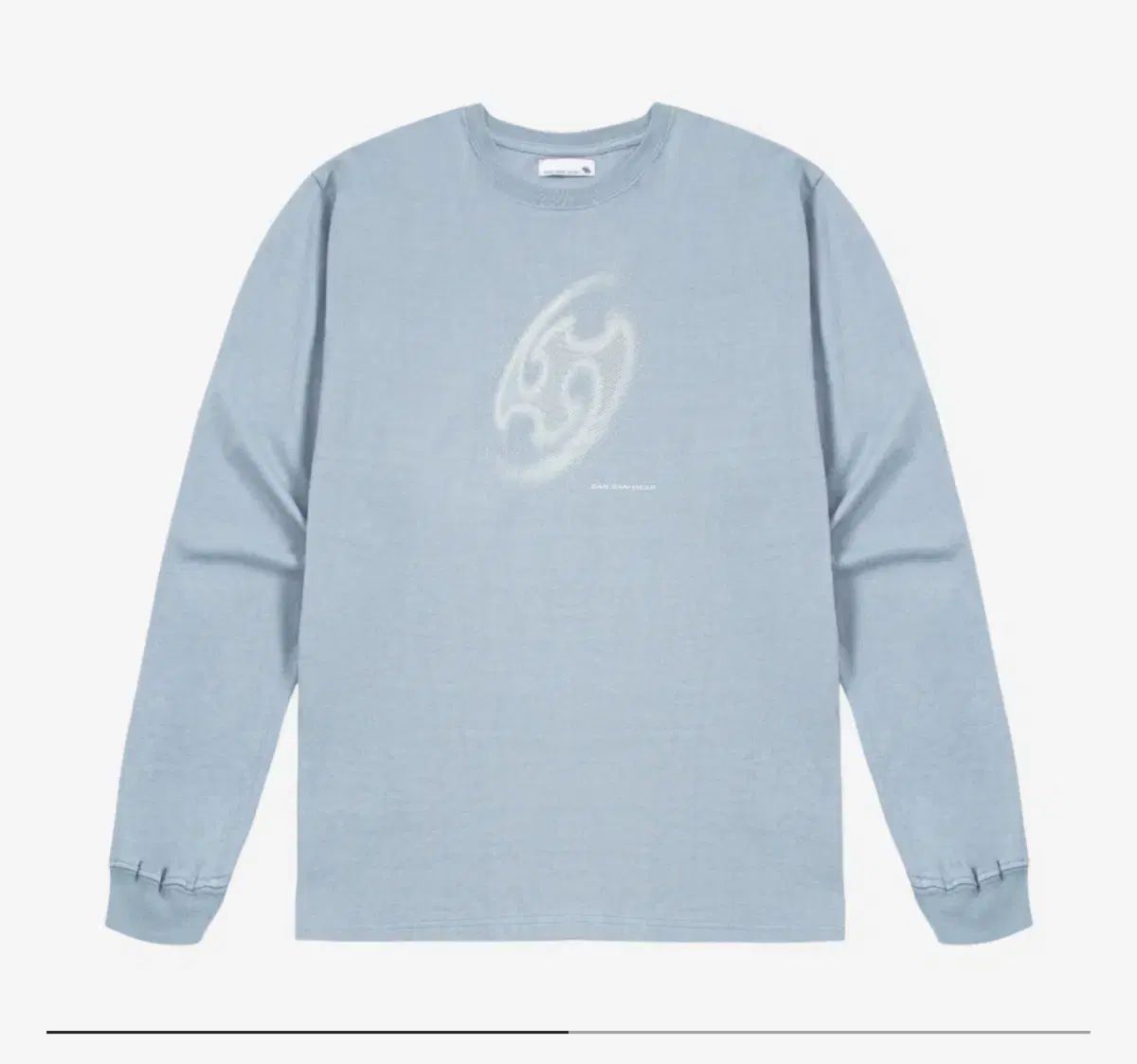 SAN SAN GEAR ロングスリーブ Tシャツ ブルーグレー - 22FW