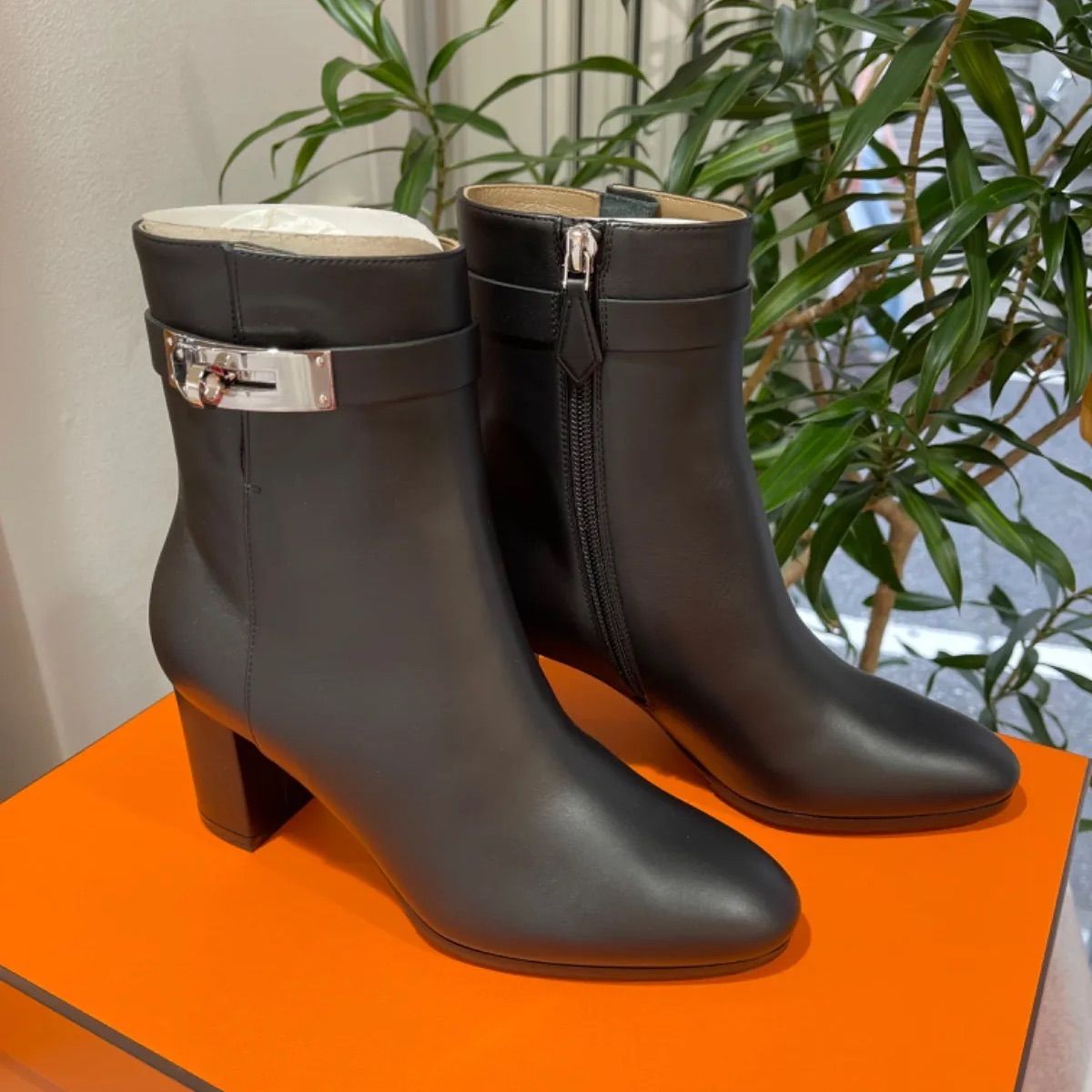 美品】エルメス サンジェルマン ケリー金具 35.5ショートブーツ