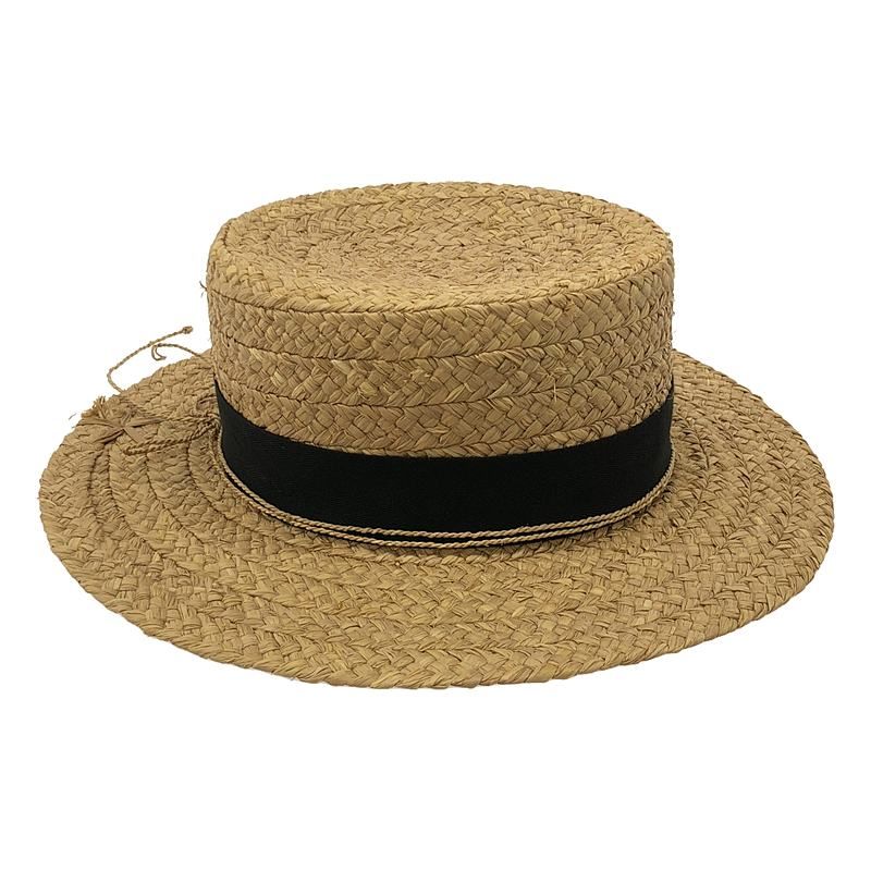 Helen Kaminski ヘレンカミンスキー リボン ラフィア帽麦わら帽子