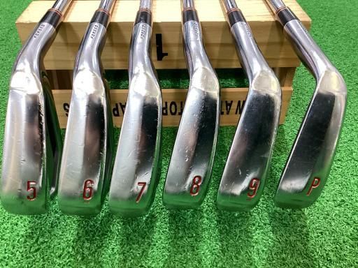 まとめて出品 中古】 ダンロップ SRIXON ZX5 限定(レッド) 6S アイアンセット
