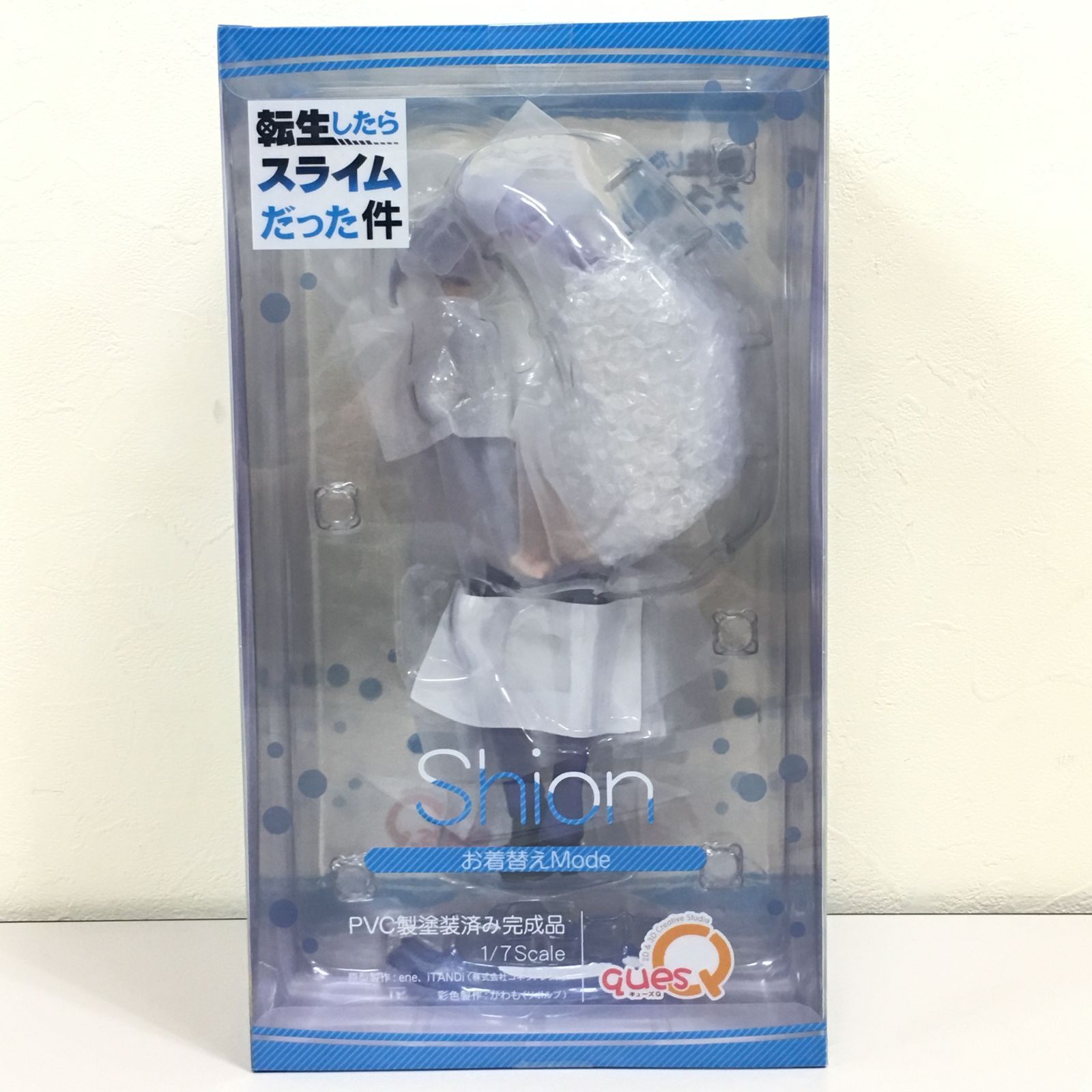 転生したらスライムだった件 シオン お着替えMode 1/7 未開封　フィギュア 開封レビューできない】キューズQ 転スラ シオン お着替えMode