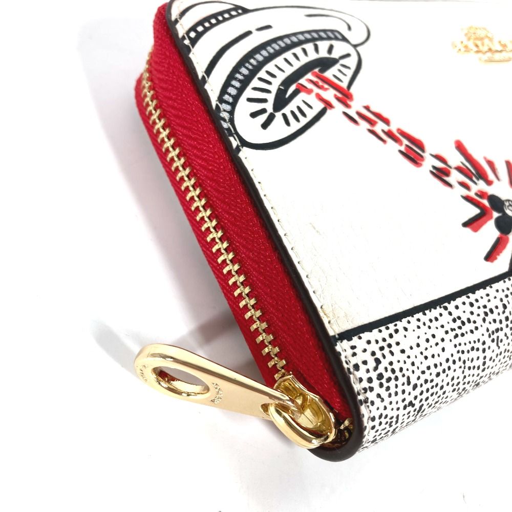 COACH コーチ 長財布 ミッキーマウス アコーディオン C7800 レザー 