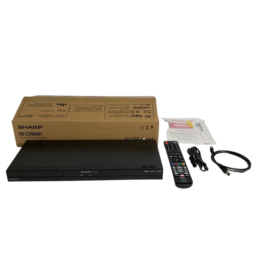SHARP シャープ ブルーレイディスクレコーダー 2B-C20GW1 20 KON