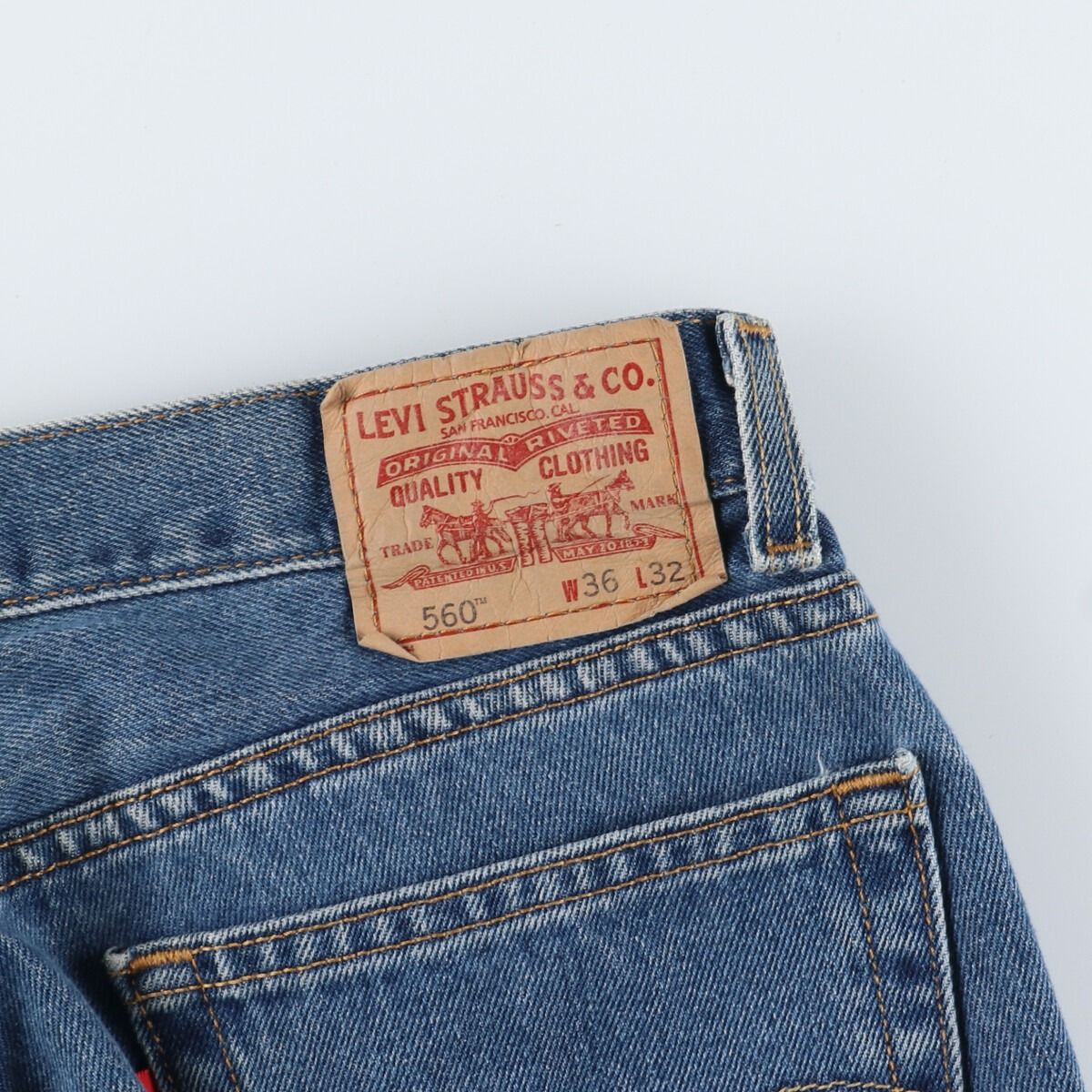 古着 リーバイス Levi's 550 RELAXED FIT テーパードジーンズ デニム