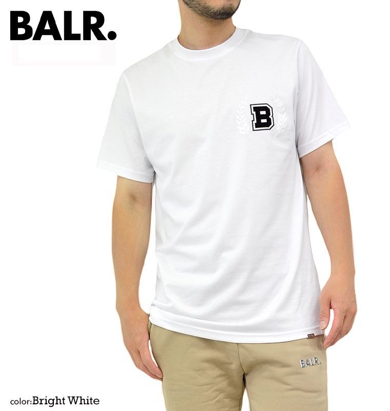 BALR ボーラー Olaf Straight B Crest T-Shirt 半袖Tシャツ 希少 BALR ボーラー Olaf Straight B Crest T-Shirt 半袖Tシャツ 希少