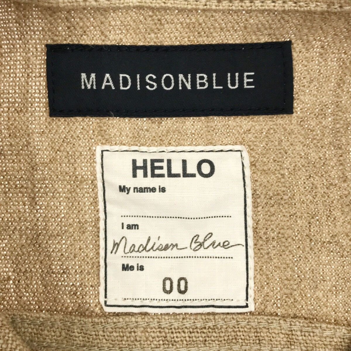MADISON BLUE マディソンブルー SUPER BIG G JAC LINEN スーパー